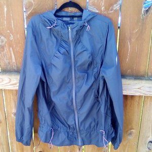 Zella Lightweight Hooded Rain Jacket Sz. XL